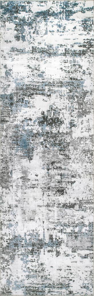 Faded Abstract Washable Rug primary image