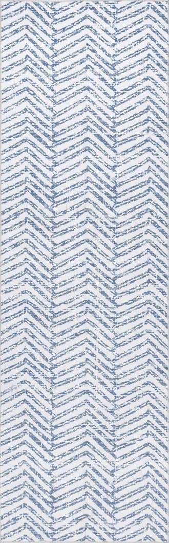 2' 6" x 6' Reverse Herringbone Washable Rug primary image