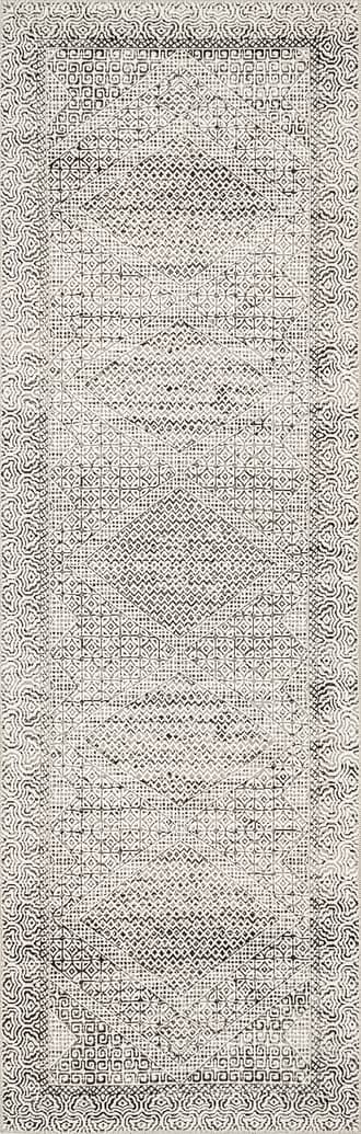 2' 6" x 8' Diamond Mosaic Washable Rug primary image