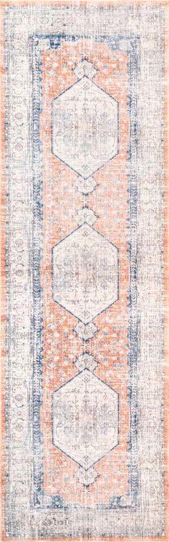 2' 6" x 8' Vintage Medallion Washable Rug primary image