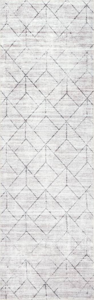 2' 6" x 8' Stacey Washable Diamond Rug primary image