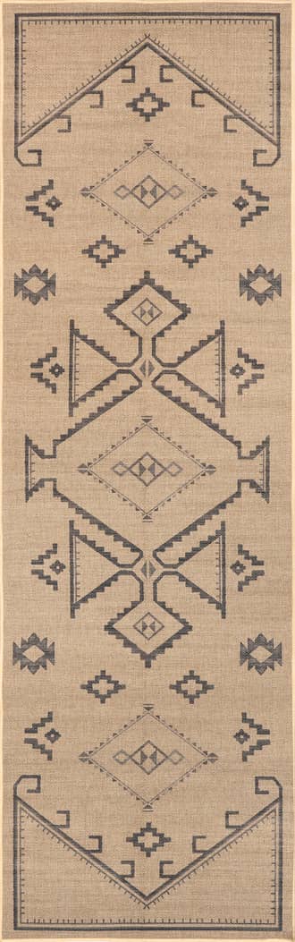 2' 6" x 8' Cassia Easy-Jute Washable Geometric Rug primary image