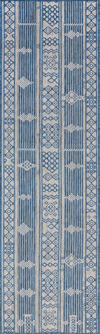 Banded Indoor/Outdoor Flatweave Rug primary image