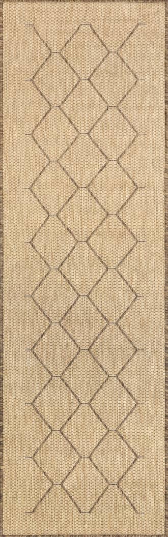 Tisha Trellis Faux Jute Indoor/Outdoor Rug primary image