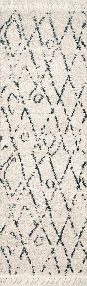 2' 8" x 8' Moroccan Diamond Tassel Rug primary image