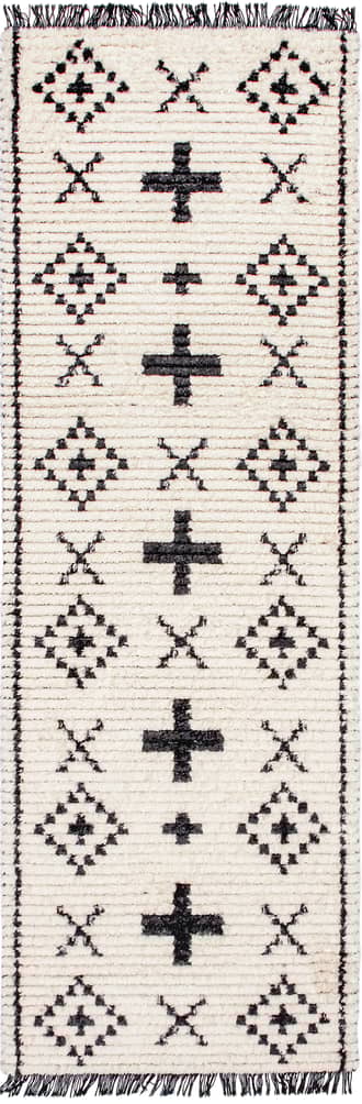 Paige Geometric Tasseled Rug primary image