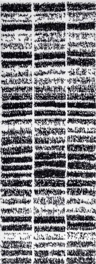 2' 6" x 6' Faded Striped Shag Rug primary image