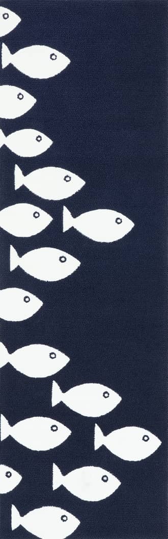 2' 6" x 8' Fish Indoor/Outdoor Rug primary image