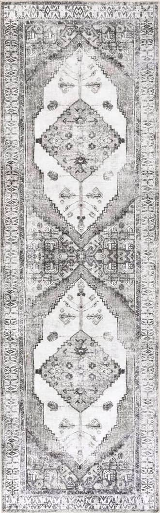 2' 6" x 8' Plated Medallion Washable Rug primary image