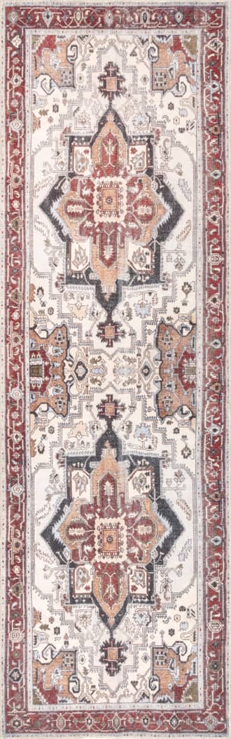 2' 6" x 8' Bloom Medallion Washable Rug primary image