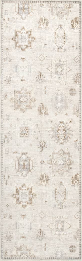 Brenda Hazy Heraldry Washable Rug primary image