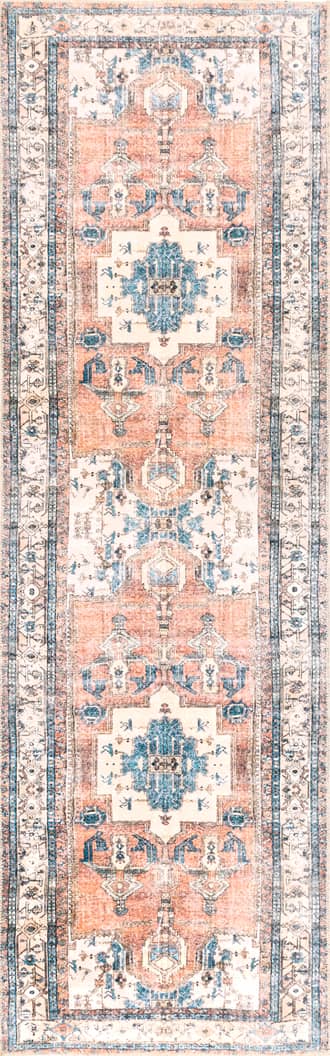 2' 6" x 8' Fading Oriental Washable Rug primary image