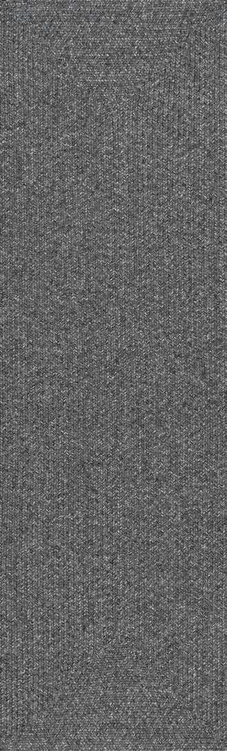 2' 6" x 12' Handmade Braided Indoor/Outdoor Rug primary image