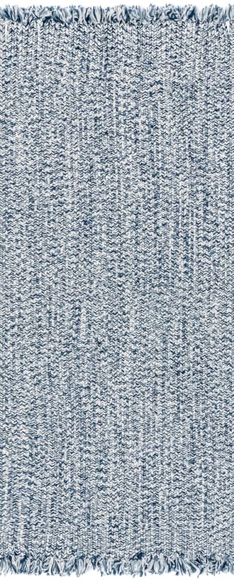 2' 6" x 12' Ashen Braided Tassel Indoor/Outdoor Rug primary image