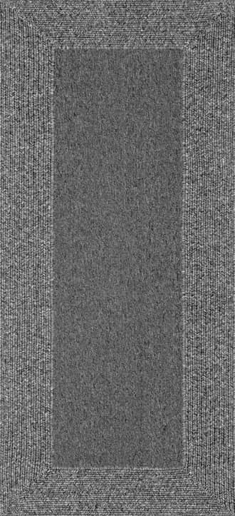 Striped Border Braided Indoor/Outdoor Rug primary image