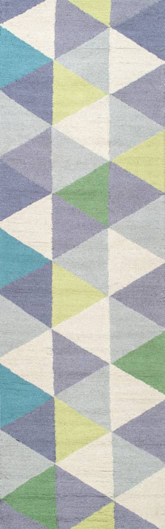 2' 6" x 8' Dimensional Triangles Rug primary image