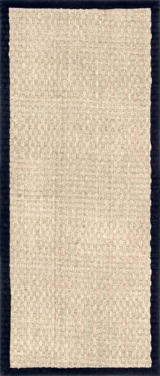 2' 6" x 6' Checker Weave Seagrass Rug primary image