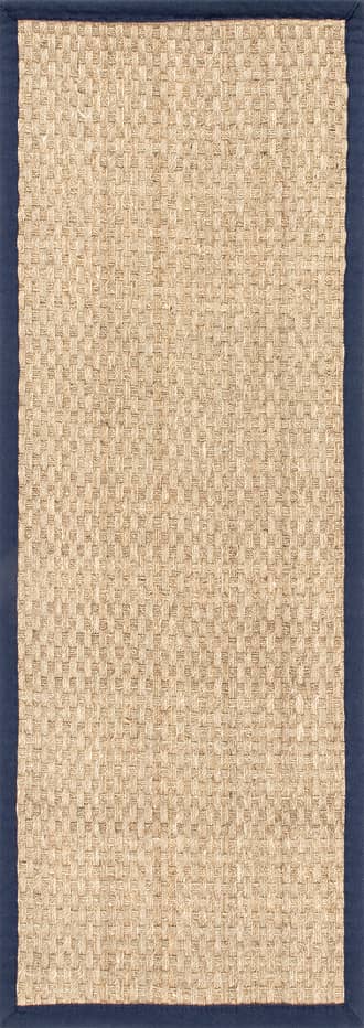 2' 6" x 6' Checker Weave Seagrass Rug primary image