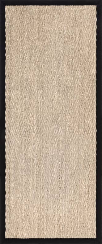 2' 6" x 10' Seagrass Herringbone Rug primary image