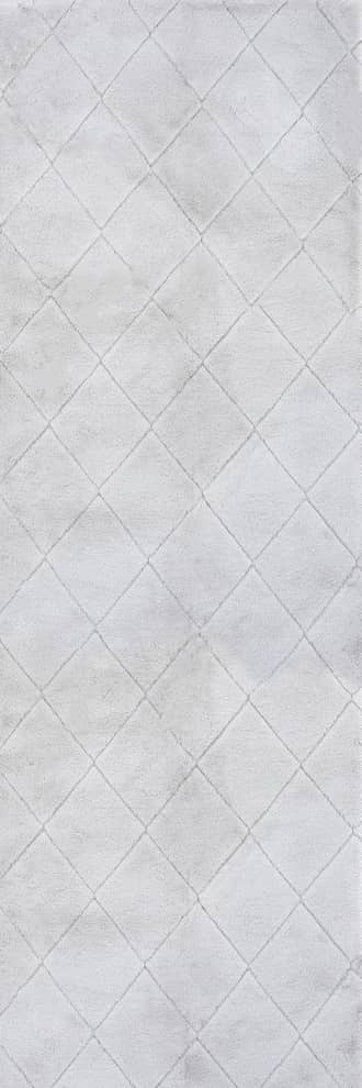 2' 6" x 8' Jaylene Trellis Plush Cloud Washable Rug primary image