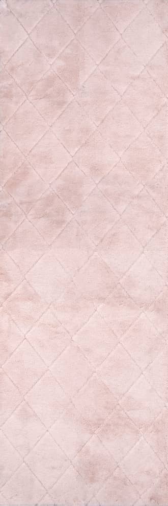 2' 6" x 8' Jaylene Trellis Plush Cloud Washable Rug primary image