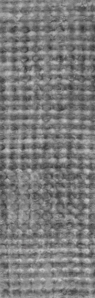 2' 6" x 8' Ivana Checkered Plush Cloud Washable Rug primary image