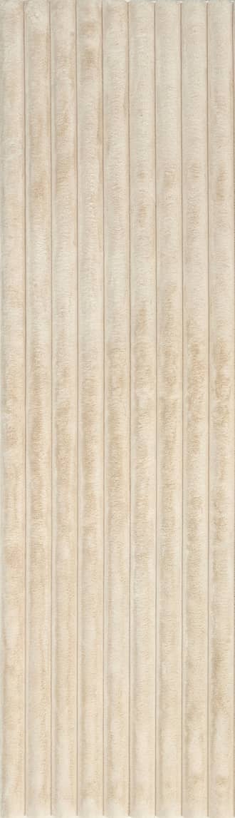 2' 6" x 8' Kris Striped Plush Cloud Washable Rug primary image