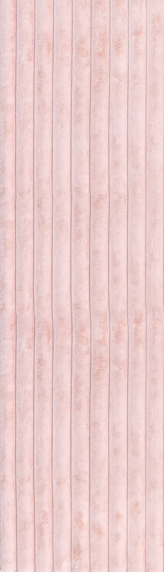 2' 6" x 8' Kris Washable Striped Faux Rabbit Rug primary image