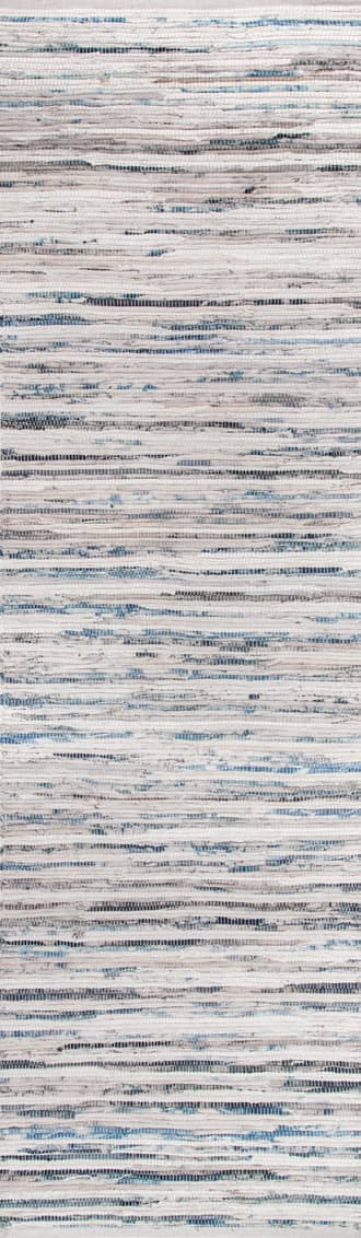 2' 6" x 8' Faded Denim Stripes Rug primary image