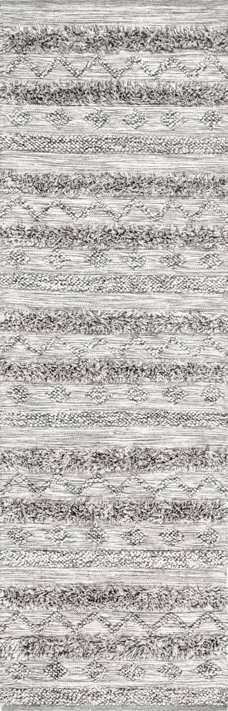 2' 6" x 6' Textured Banded Rug primary image