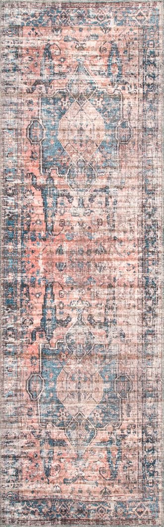 2' 8" x 8' Millie Distressed Bordered Washable Rug primary image