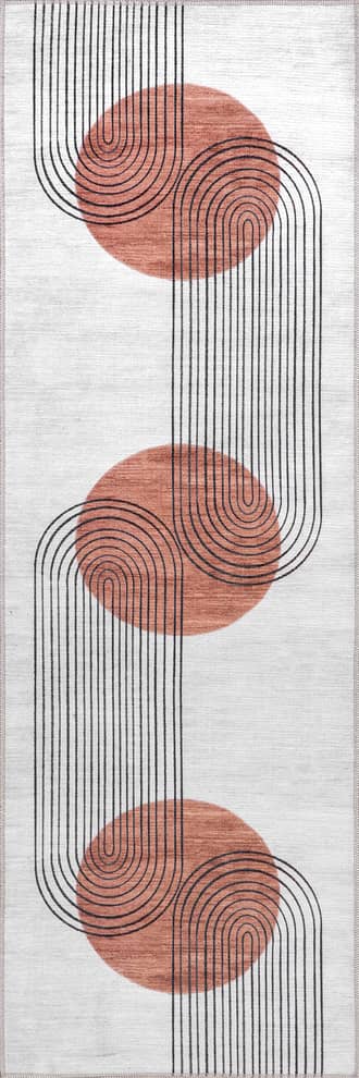 2' 8" x 8' Carlotta Washable Desert Sunset Rug primary image