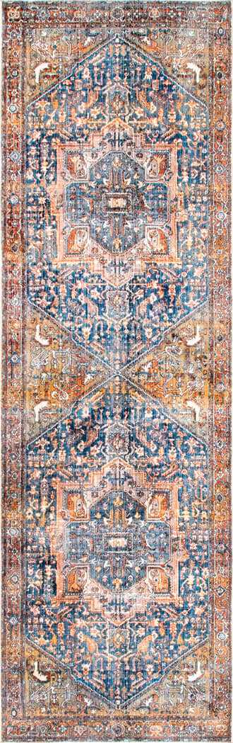 2' 6" x 8' Fringed Medallion Rug primary image