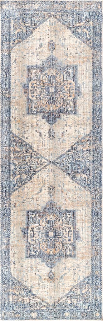 2' 6" x 8' Fringed Medallion Rug primary image