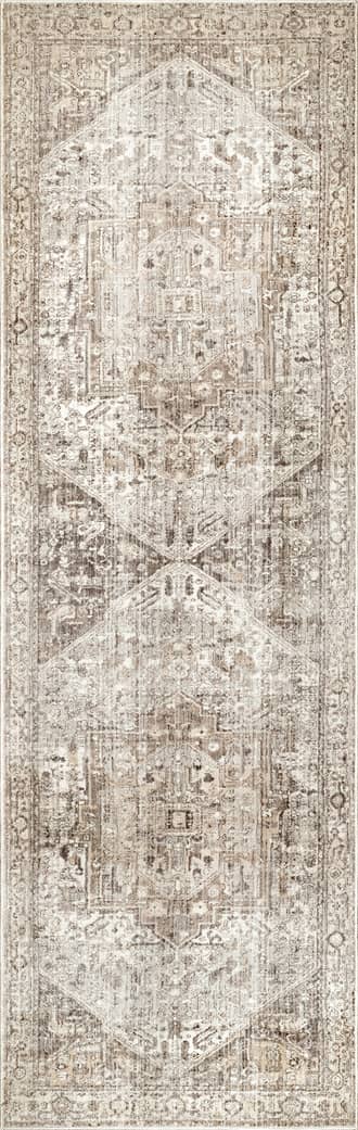 2' 6" x 8' Fringed Medallion Rug primary image