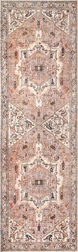 2' 6" x 8' Fringed Medallion Rug primary image