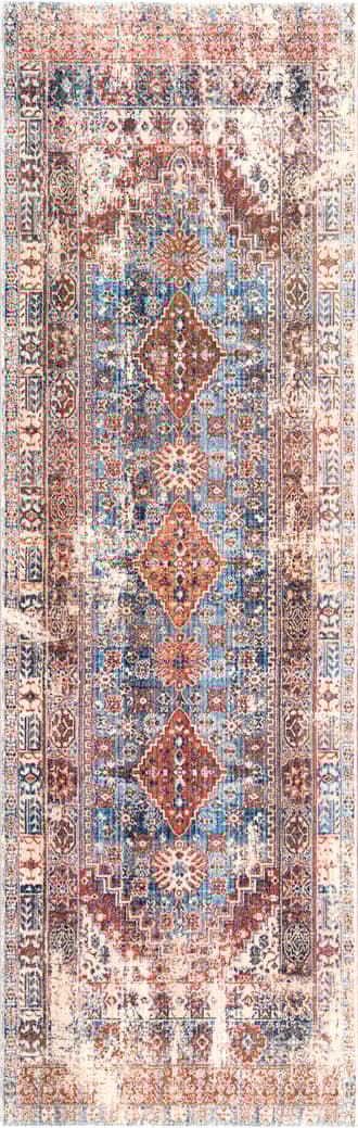 2' 6" x 8' Distressed Medallion Rug primary image