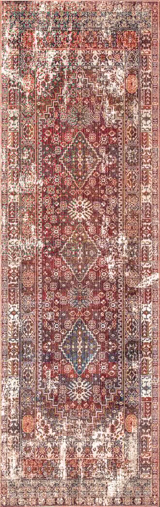 2' 6" x 8' Distressed Medallion Rug primary image