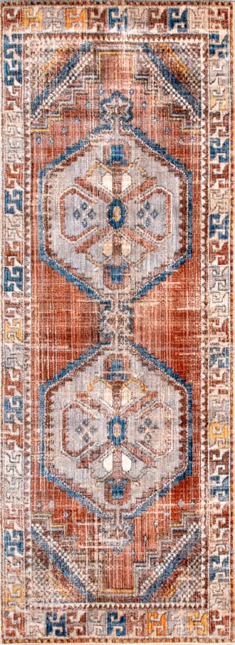 2' 6" x 6' Temporal Medallion Tassel Rug primary image