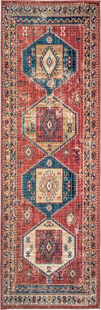 2' 6" x 8' Paneled Tribal Rug primary image