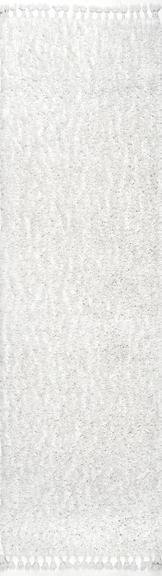 2' 6" x 8' Dream Solid Shag with Tassels Rug primary image