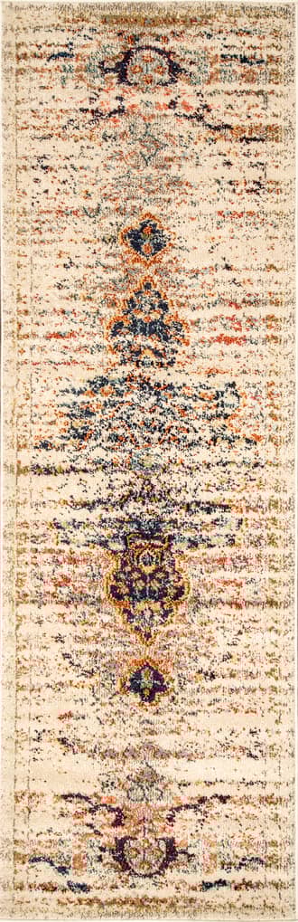 2' 6" x 12' Faded Gothic Medallion Rug primary image
