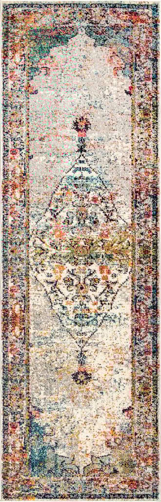 2' 6" x 6' Iris Fading Oriental Medallion Rug primary image