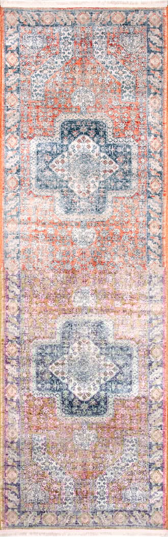 2' 8" x 8' Distressed Medallion Rug primary image