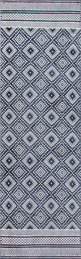 2' 6" x 8' River Washable Diamond Rug primary image