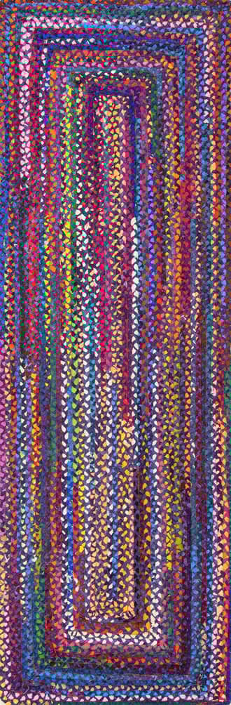 2' 6" x 8' Bohemian Chindi Braided Rug primary image