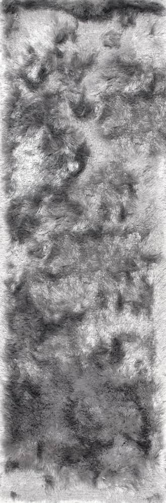 2' 6" x 8' Silky Shine Solid Shag Rug primary image