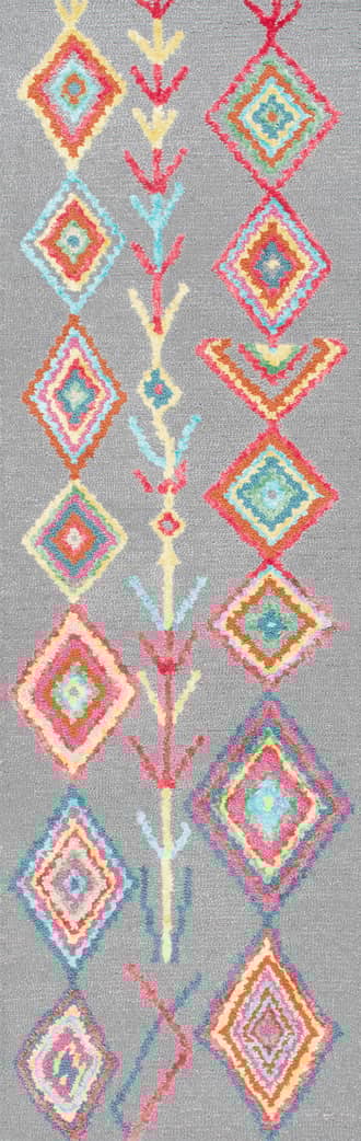 2' 6" x 12' Moroccan Diamond Rug primary image