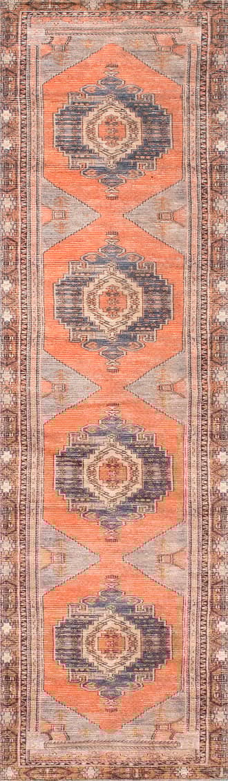 2' x 8' Washable Southwestern Medallion Rug primary image