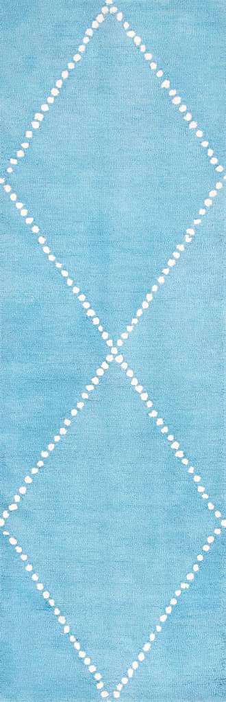 2' x 6' Dotted Diamond Trellis Nursery Rug primary image